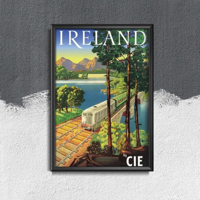 Poster an der Wand Zug Irish