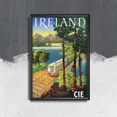 Poster an der Wand Zug Irish