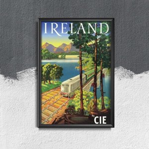 Poster an der Wand Zug Irish