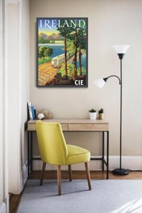 Poster an der Wand Zug Irish