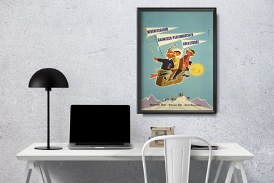 Plakat für den Frieden Bayerische Alpen Österreich, Deutschland