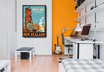 Weinleseplakat Neuseeland