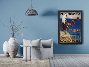 Retro-Poster Mittelmeer in New York