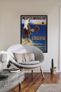 Retro-Poster Mittelmeer in New York