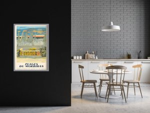 Plakat-Weinlese Plages du Morbihan, Frankreich