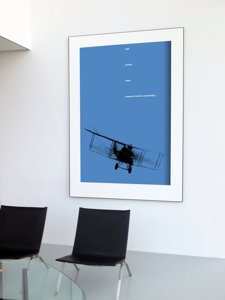 Poster im Retro-Stil Französisch Air Museum Air Show