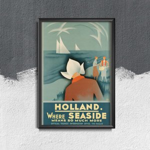 Poster im Retro-Stil Niederlande