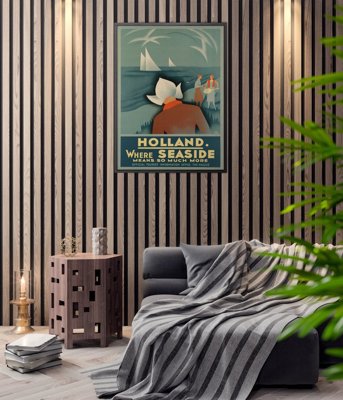 Poster im Retro-Stil Niederlande