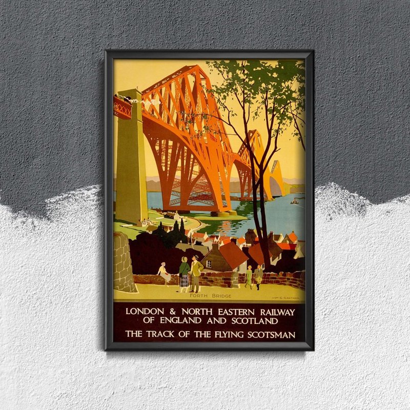 Weinleseplakat England London Railway