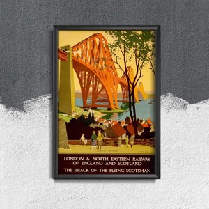 Weinleseplakat England London Railway