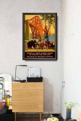 Weinleseplakat England London Railway