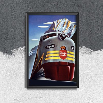 Retro-Poster Canadian Pacific