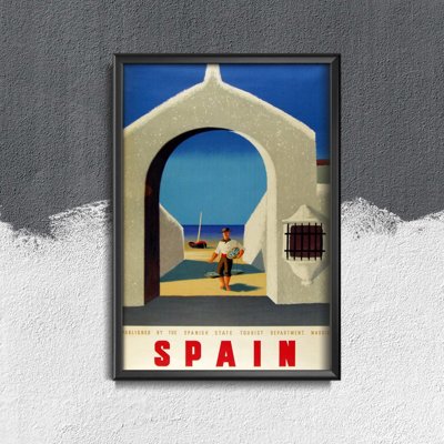 Retro-Poster Spanien