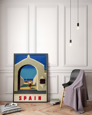 Retro-Poster Spanien