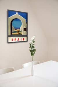Retro-Poster Spanien