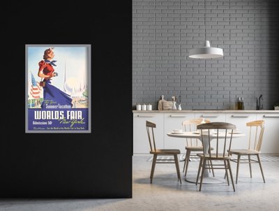 Plakat-Weinlese Weltausstellung in New York City