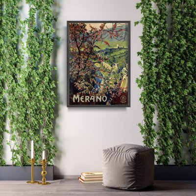 Poster an der Wand Meran Italien