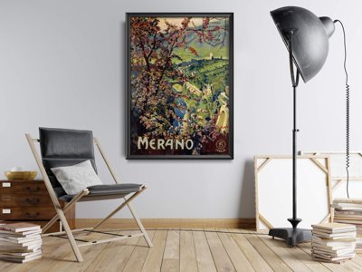 Poster an der Wand Meran Italien