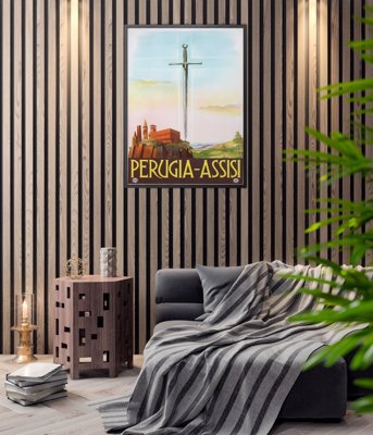 Plakat für den Frieden Perugia Assisi Italien