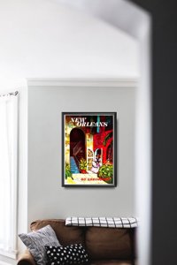 Retro-Poster New Orleans