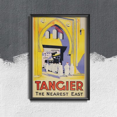 Plakat-Weinlese Morocoo Tangier