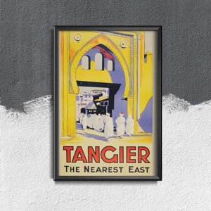 Plakat-Weinlese Morocoo Tangier