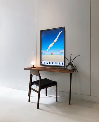 Retro-Poster Deauville sind Frankreich