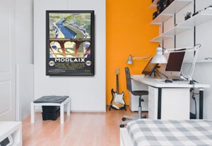 Retro-Poster Morlaix Bretagne