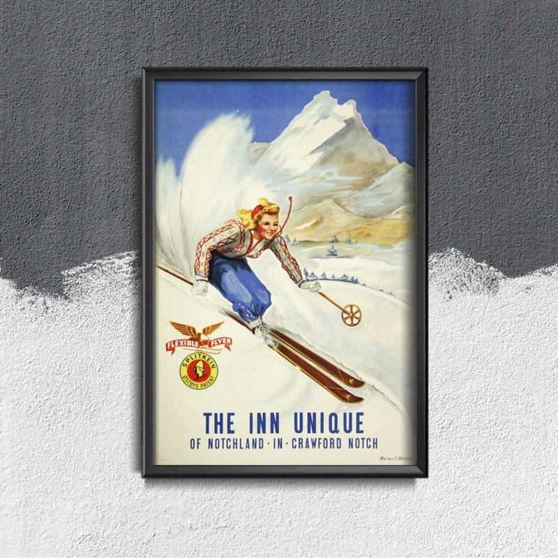 Poster im Retro-Stil Außergewöhnliche inn Crawford