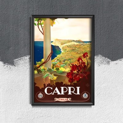 Plakat für den Frieden Capri Italien