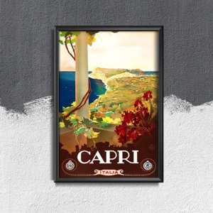 Plakat für den Frieden Capri Italien