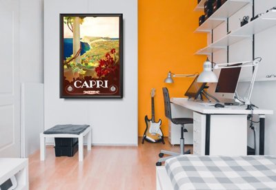 Plakat für den Frieden Capri Italien