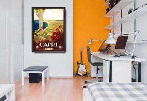 Plakat für den Frieden Capri Italien
