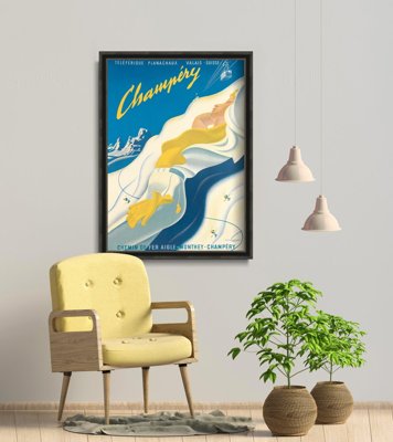 Plakat für den Frieden Schweiz Champery