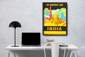 Poster an der Wand Indien Wonderland