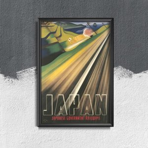 Plakat-Weinlese Japanische Regierungs-Eisenbahn