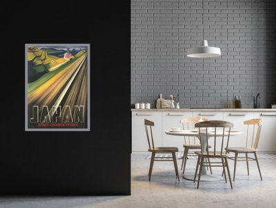 Plakat-Weinlese Japanische Regierungs-Eisenbahn