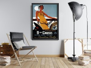 Poster im Retro-Stil Canadian Pacific