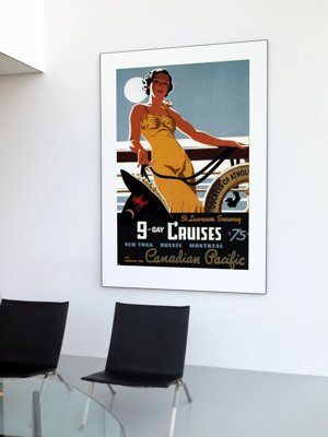 Poster im Retro-Stil Canadian Pacific