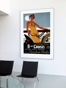 Poster im Retro-Stil Canadian Pacific