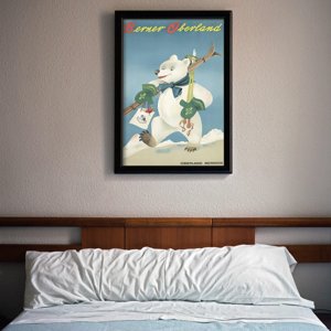 Retro-Poster Schweiz Berner Oberland