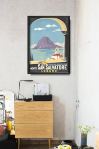 Retro-Poster Schweiz San Salvatore