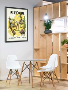 Poster im Retro-Stil Delta Airlines Arizona