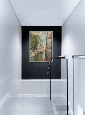 Weinleseplakat für das Wohnzimmer Italiy Venedig