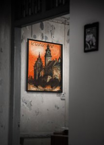 Plakat für den Frieden Krakow Chemins de fer de l'Allemand Zeit