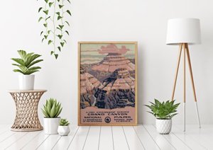 Poster im Retro-Stil Grand Canyon-Nationalpark