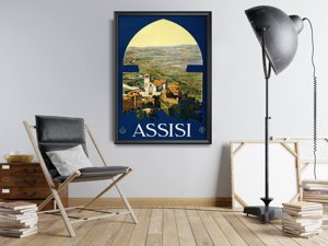 Poster an der Wand Italien Assisi