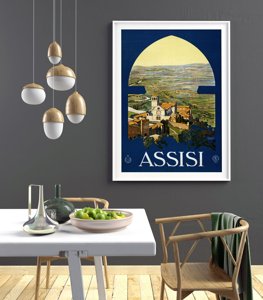 Poster an der Wand Italien Assisi