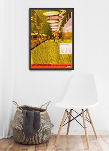 Weinleseplakat Discover America Las Vegas