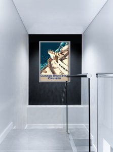 Poster im Retro-Stil Cunard White Star Cruises